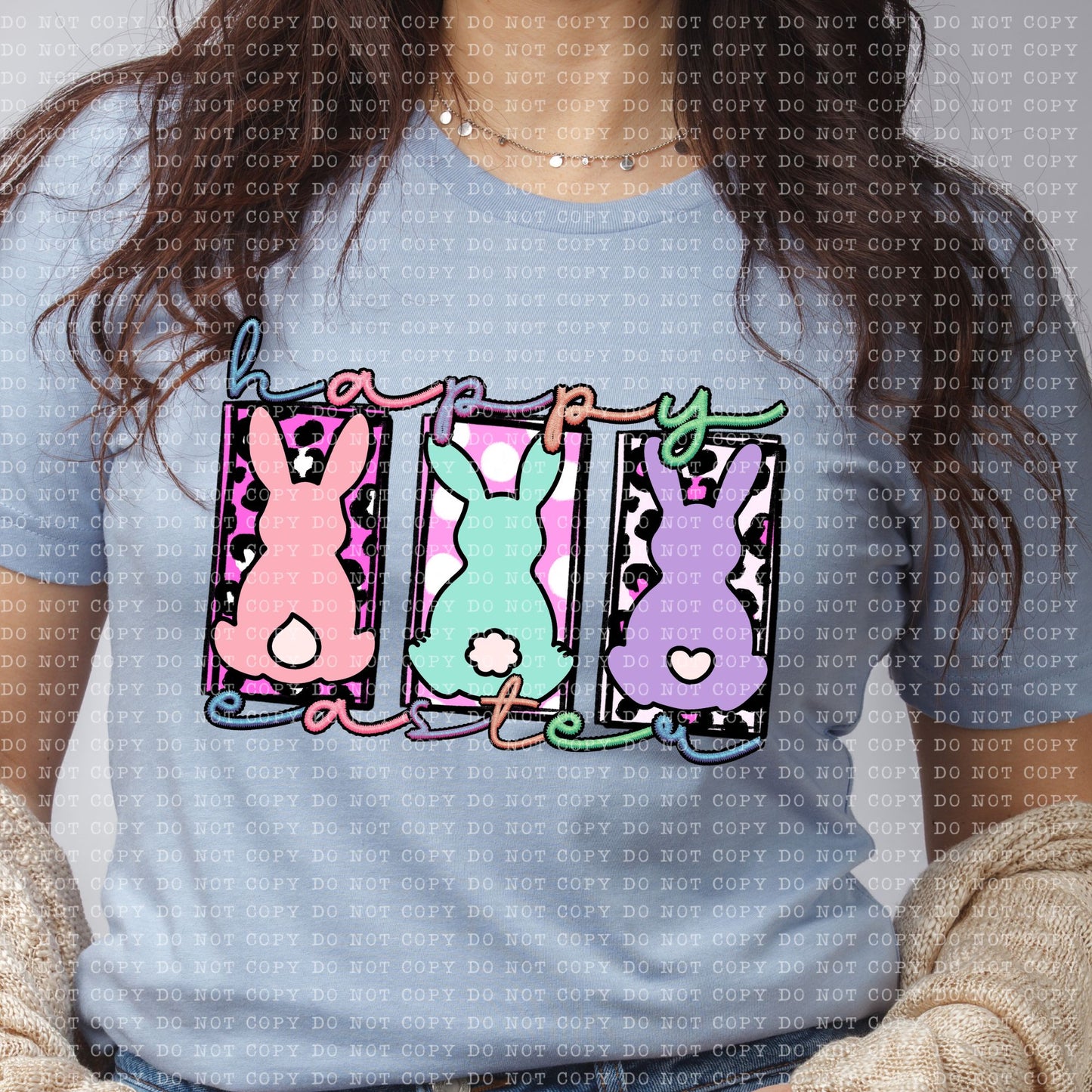 Happy Easter Bunny Butts DTF