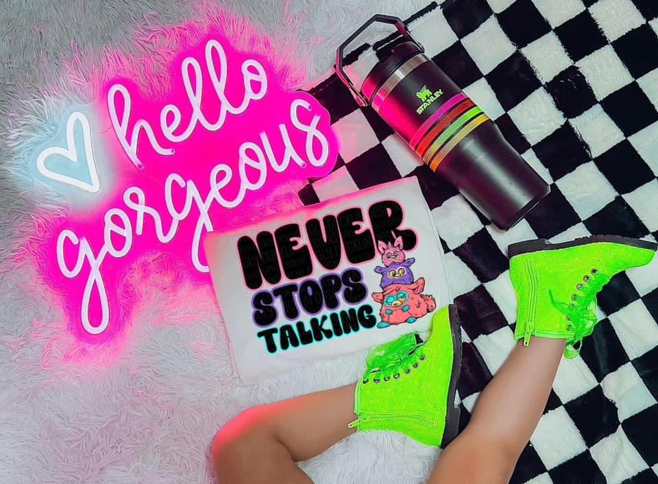 Never stops talking DTF