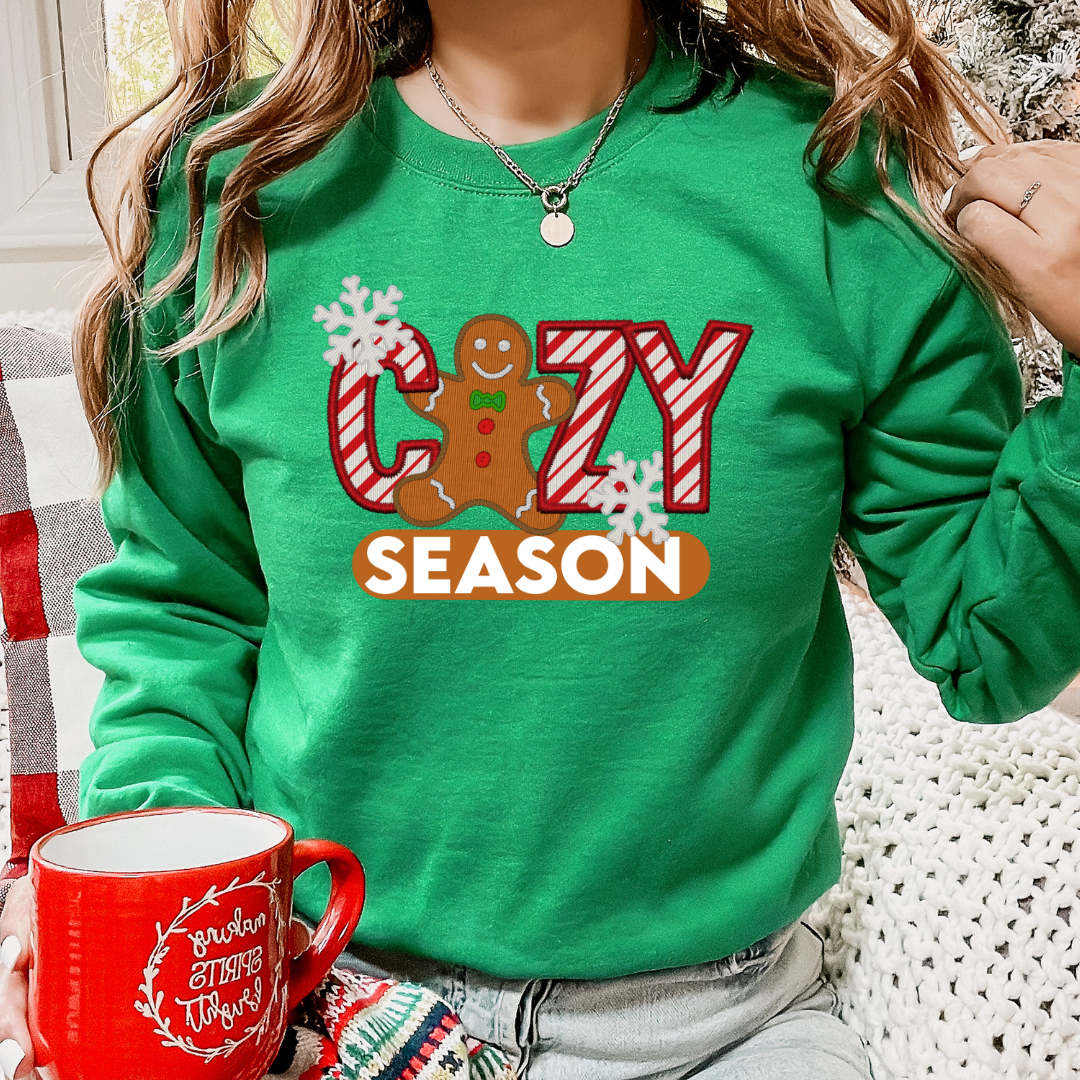 Cozy Season Gingerbread Tee WS