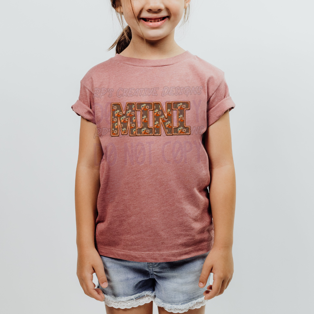 Mini Fall Floral DTF