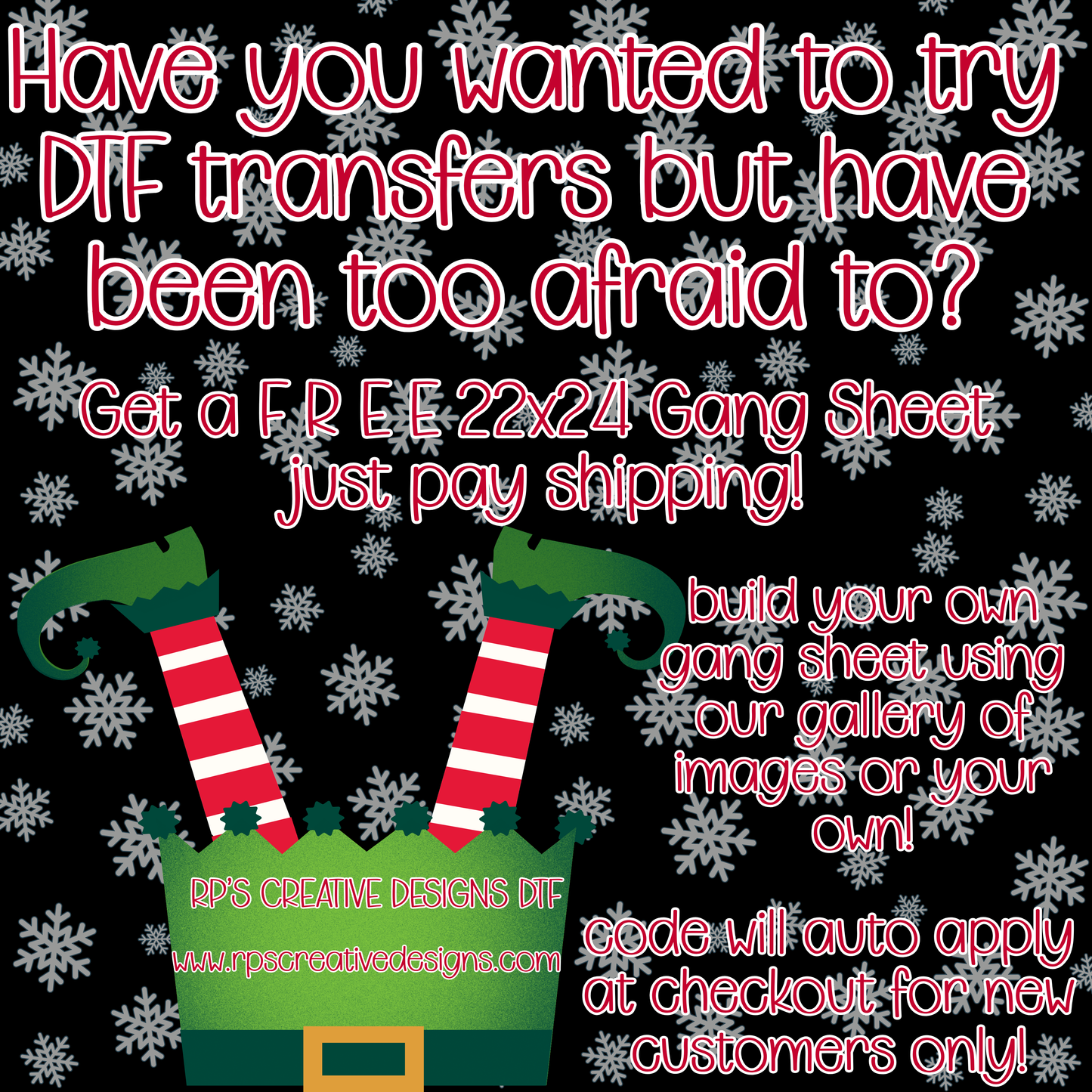 Try us 22X24 gang sheet