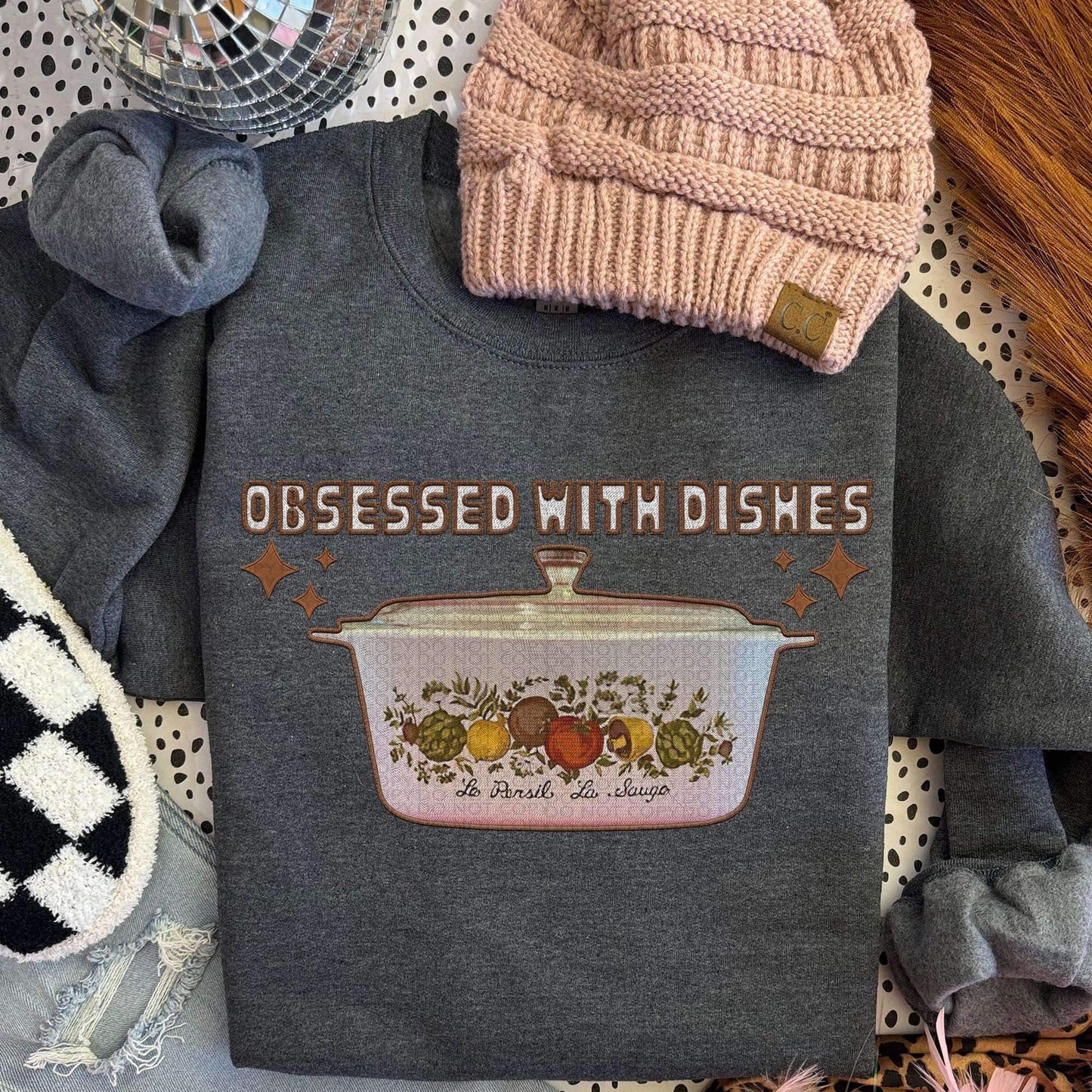 Obsessed with dishes DTF