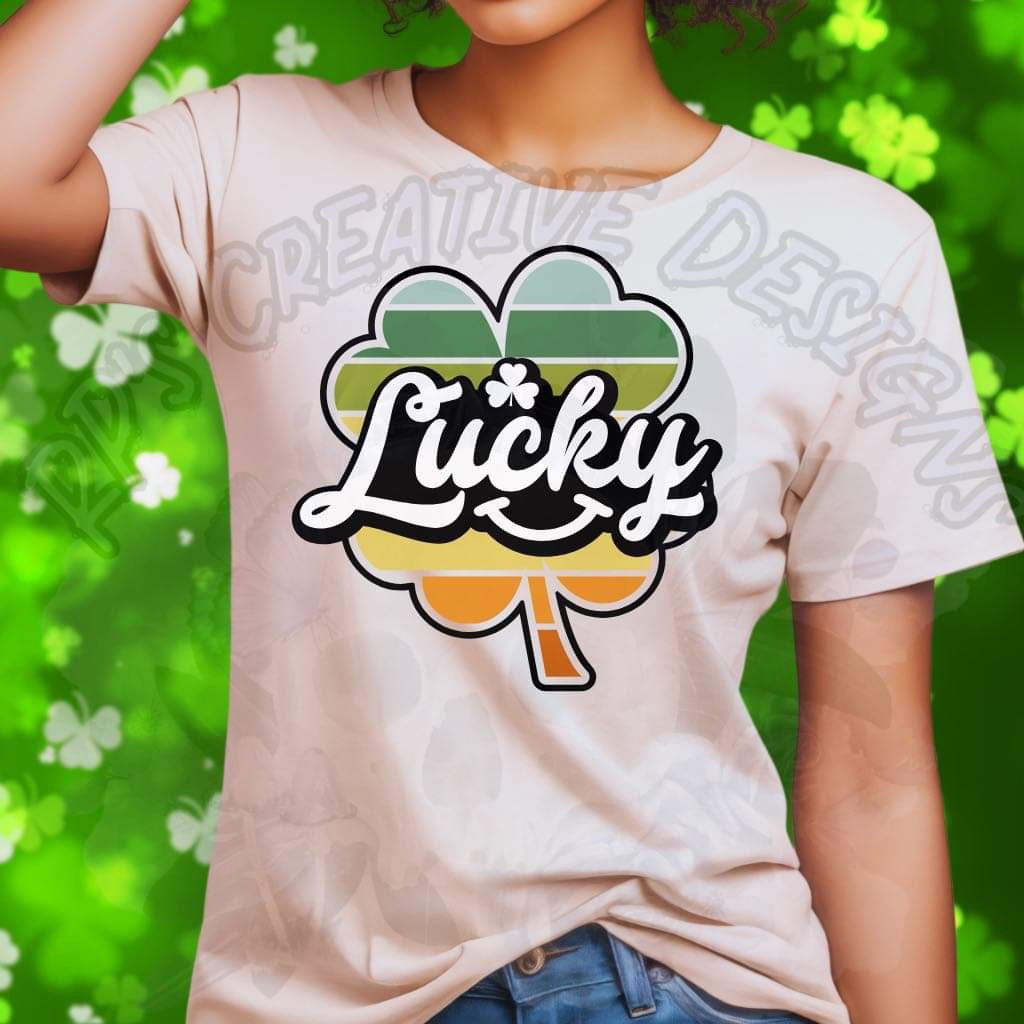 Lucky Shamrock DTF