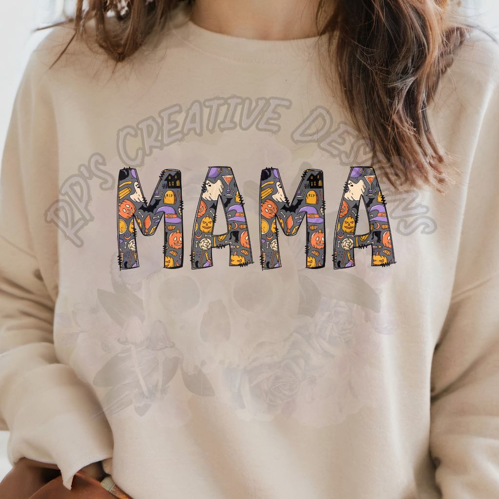 Mama Halloween DTF
