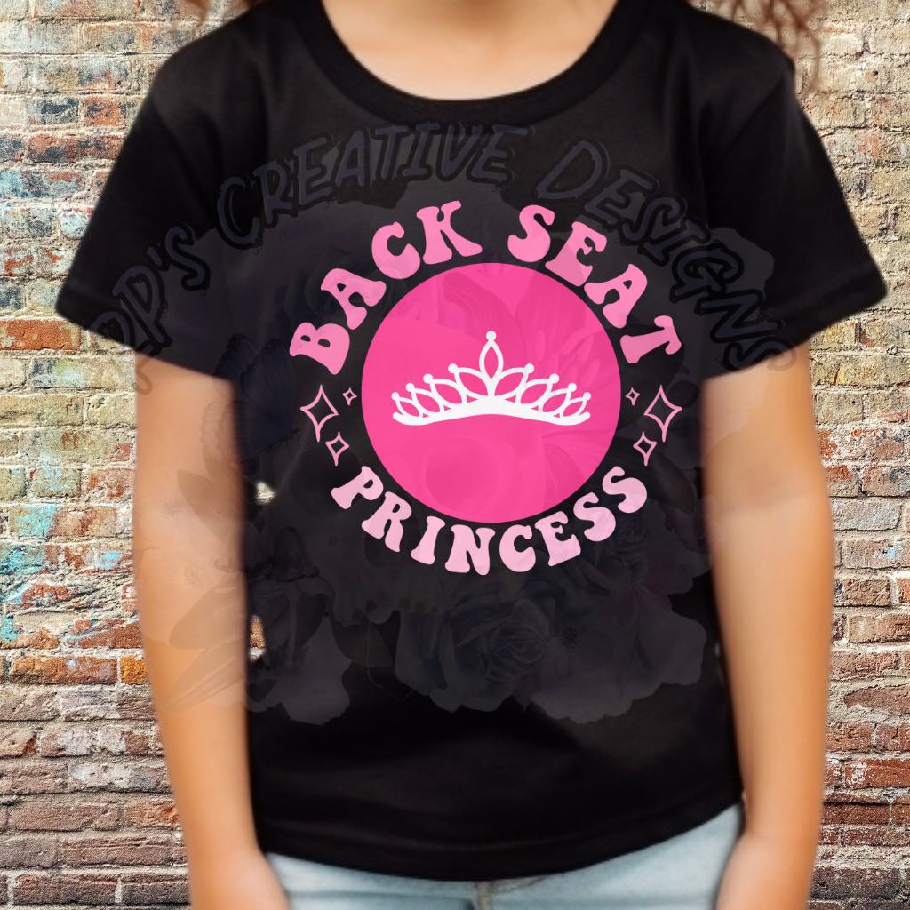 Backseat Princess-Pink DTF