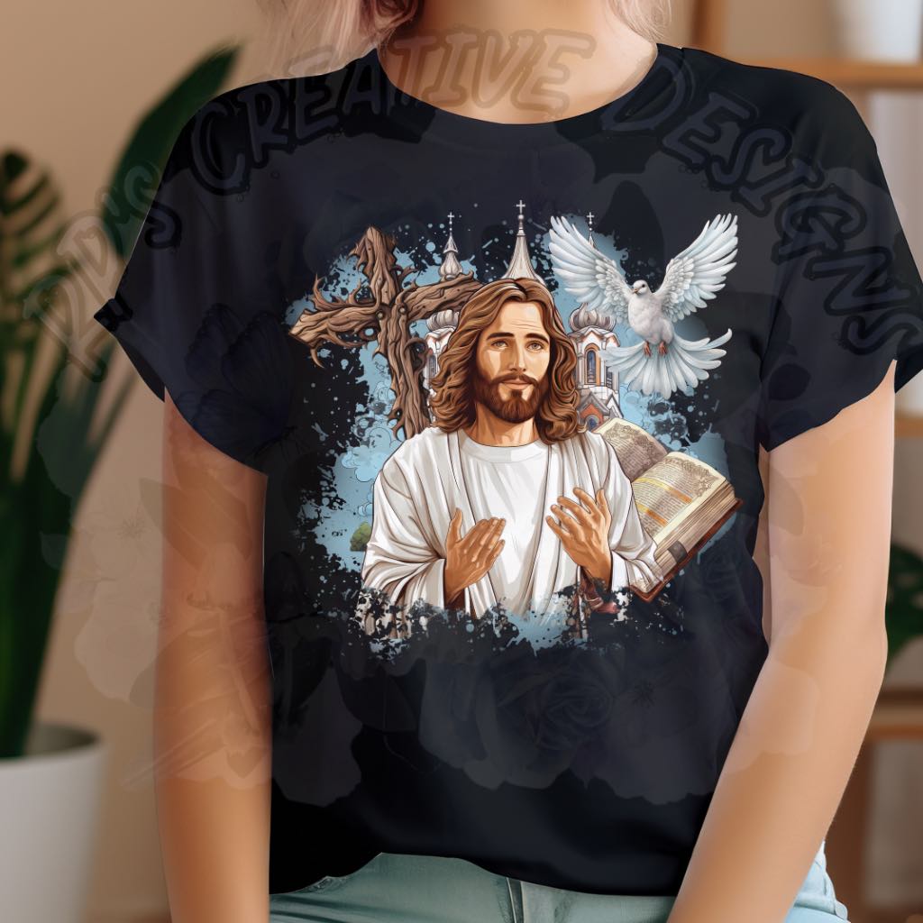 Jesus Face DTF