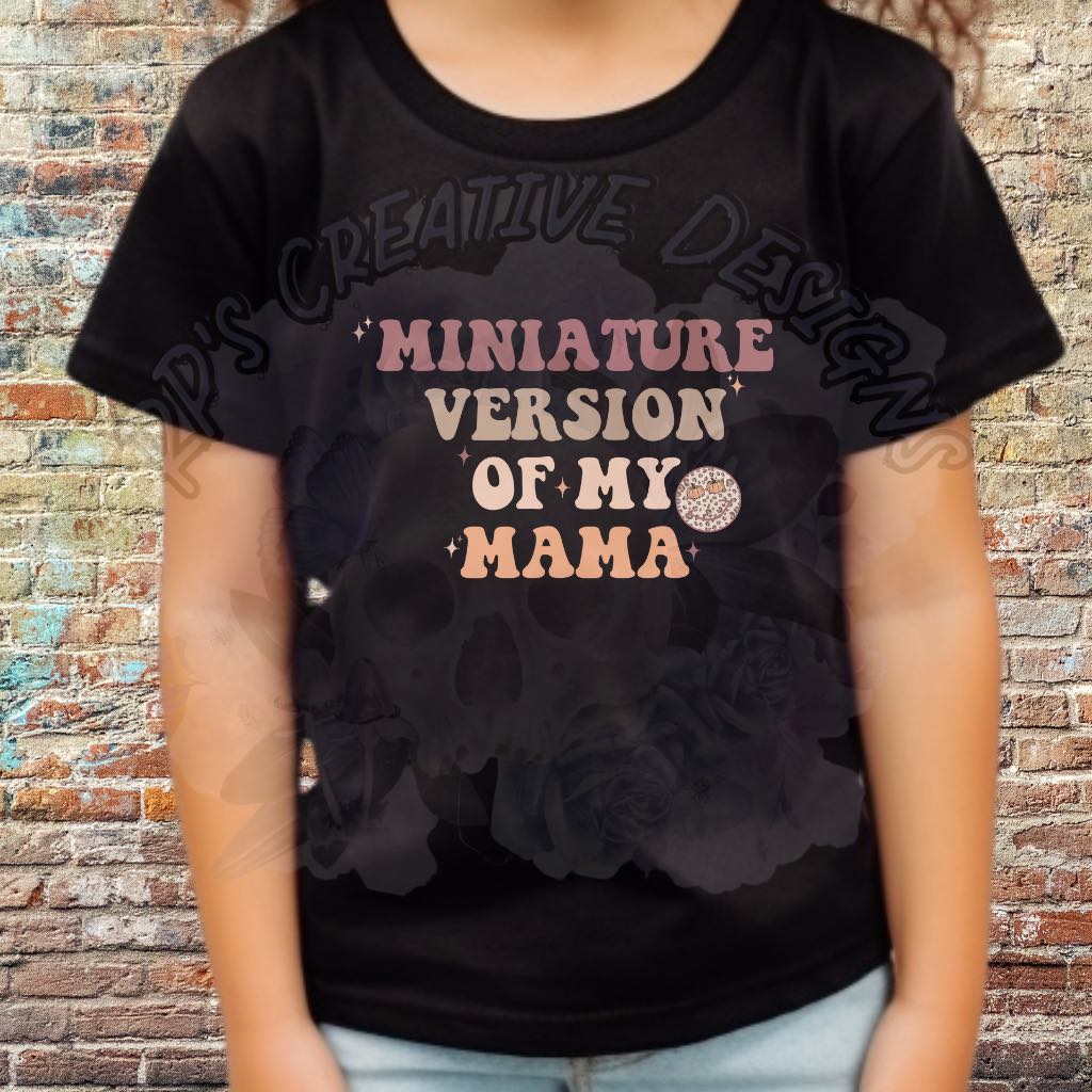 Miniature Version Of My Mama Girl v2 DTF