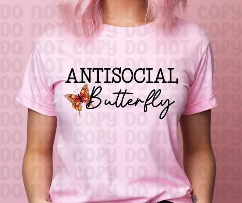 Antisocial Butterfly DTF