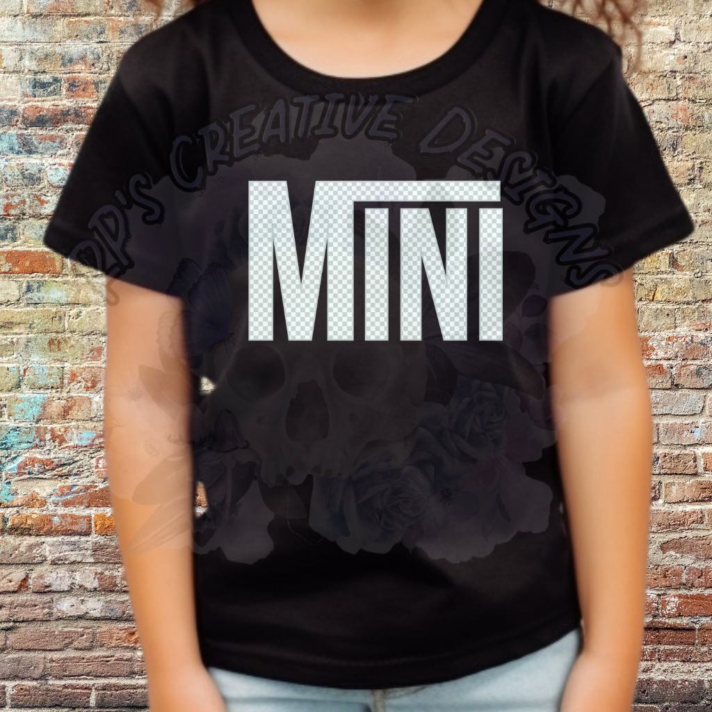 Checkered Mini Grey DTF