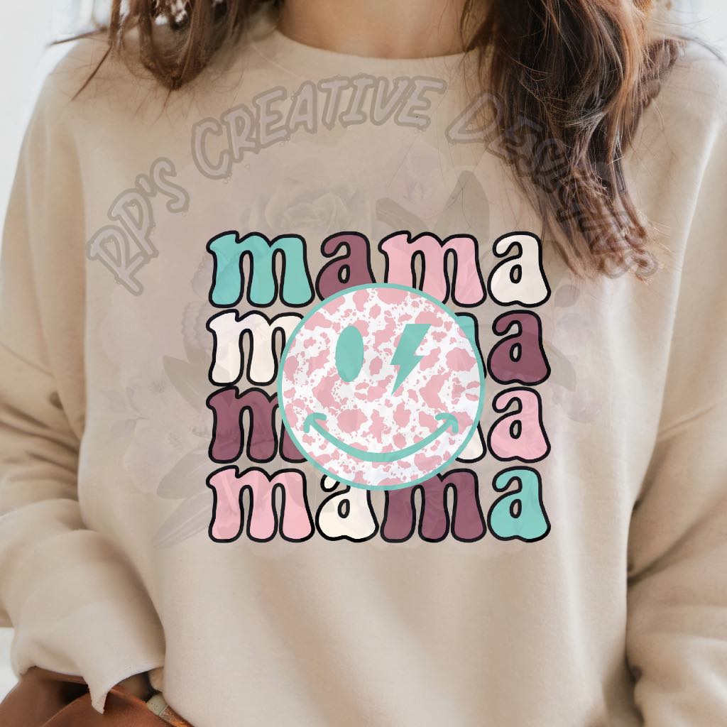 Mama Smiley DTF