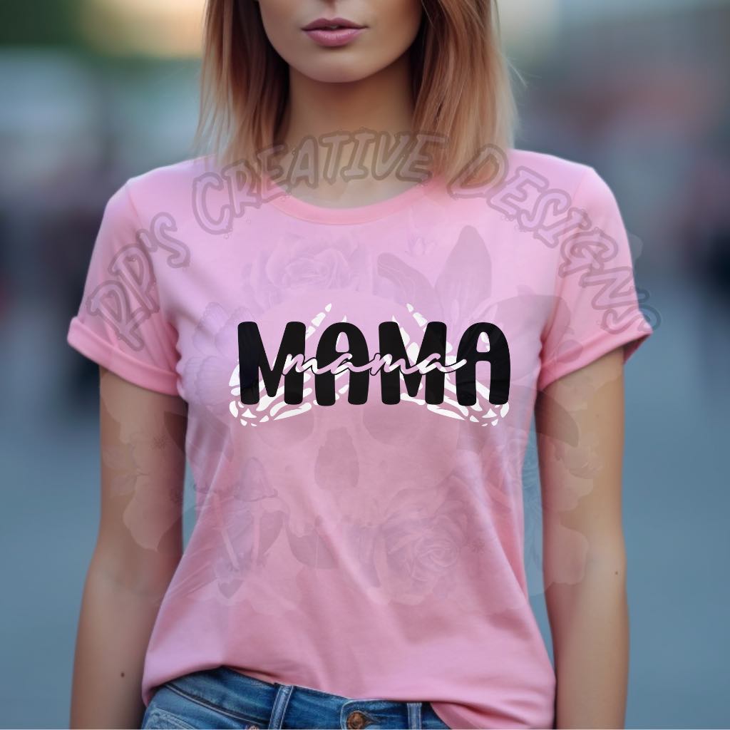 Mama Skelly Boobs DTF