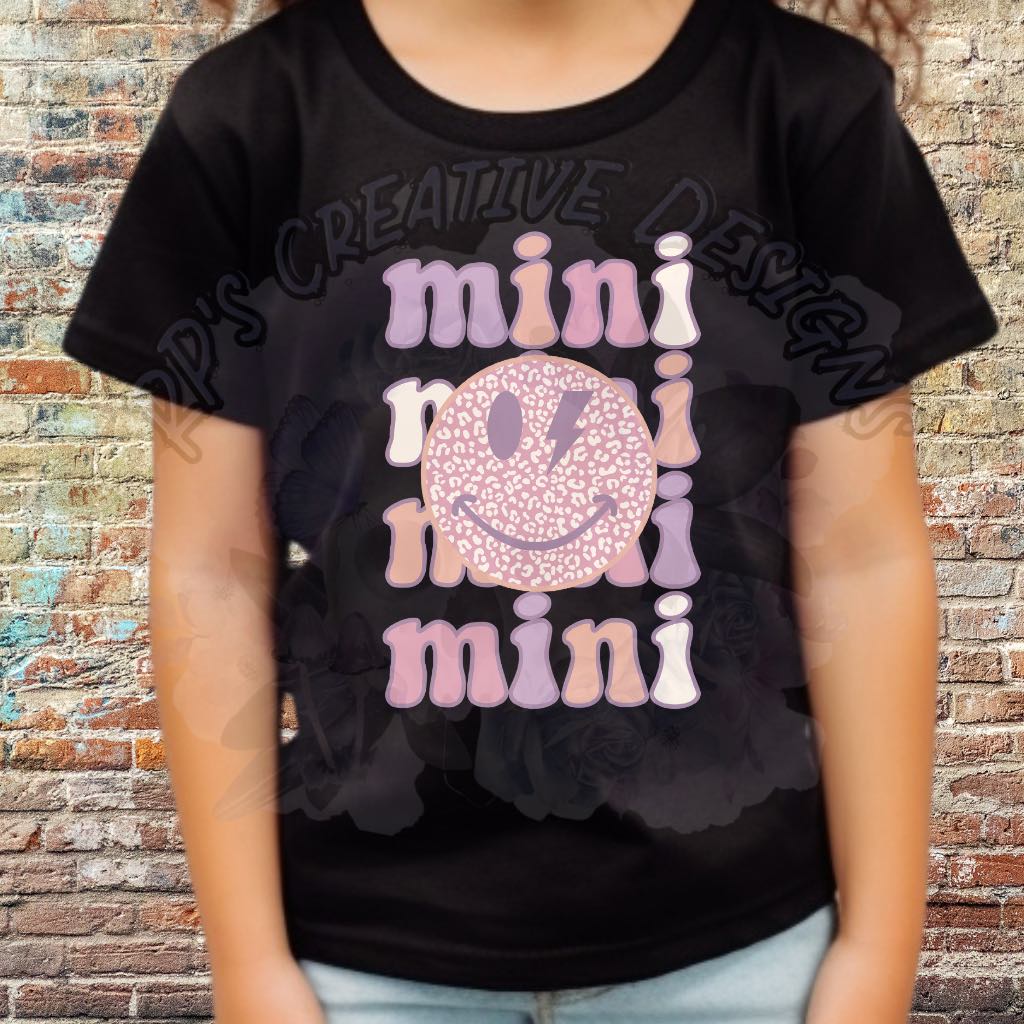 Mini Pink purple DTF