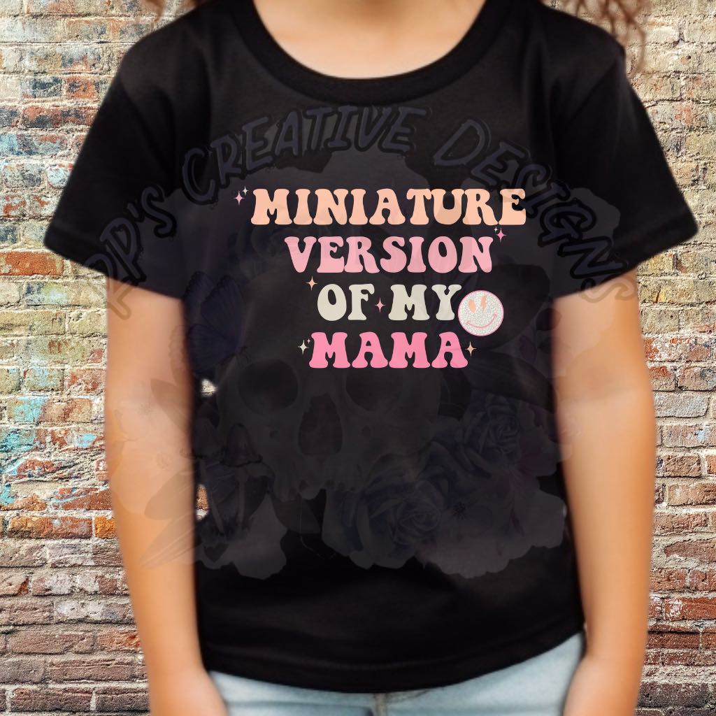 Miniature Version Of My Mama Girl DTF