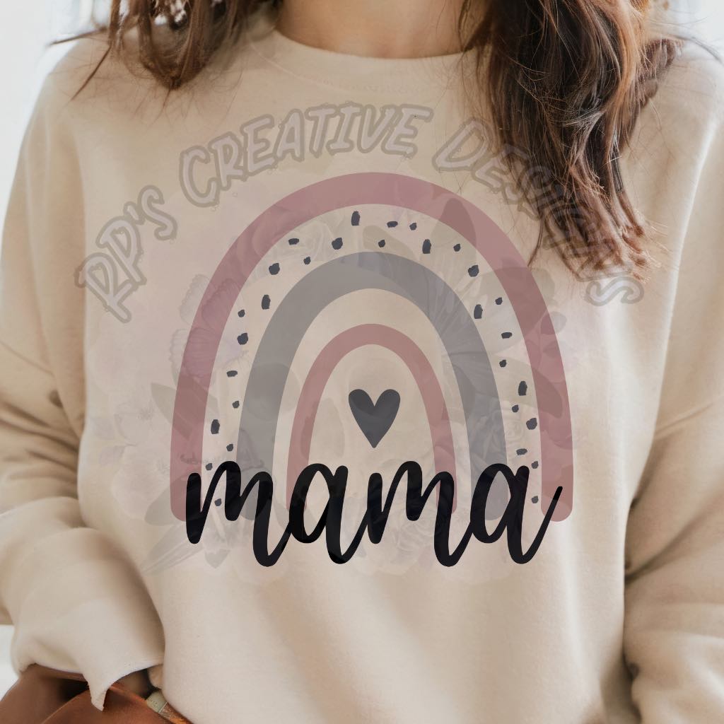 Mama Rainbow DTF