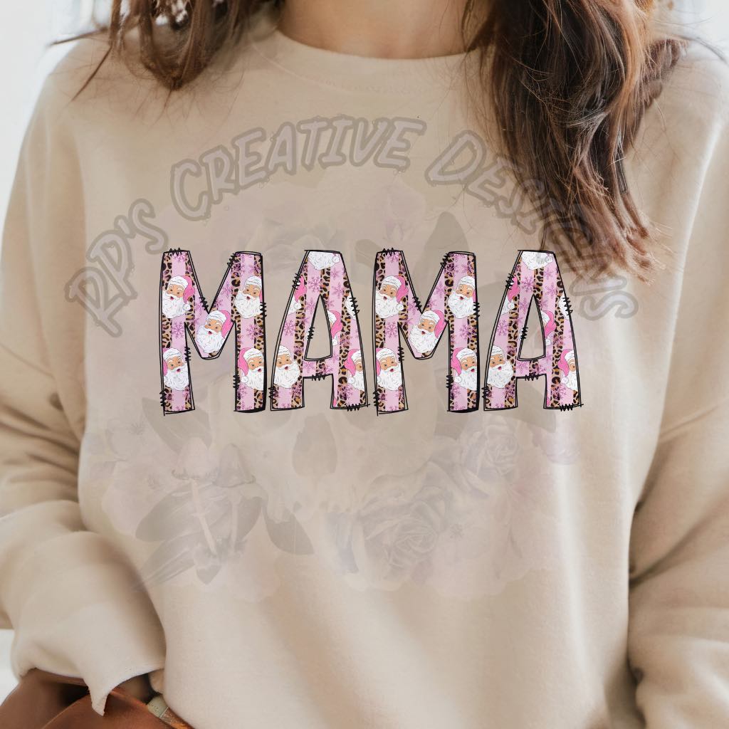 Mama Leopard snowman DTF