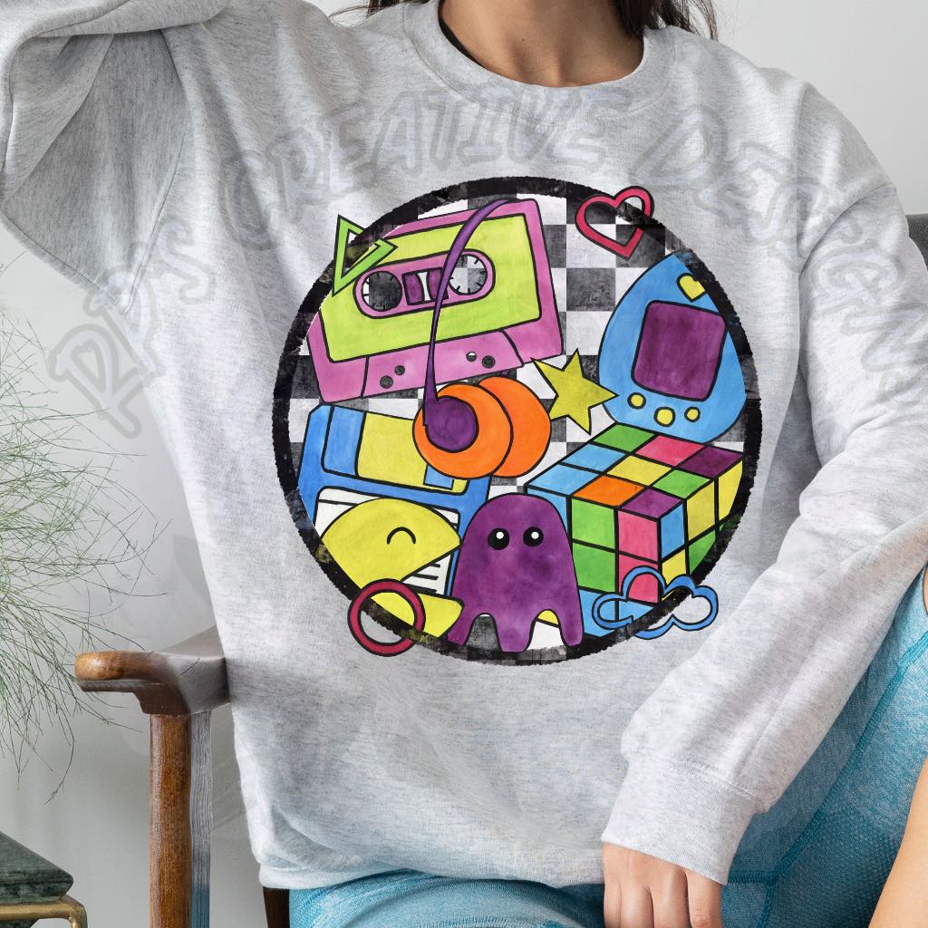 90's design DTF