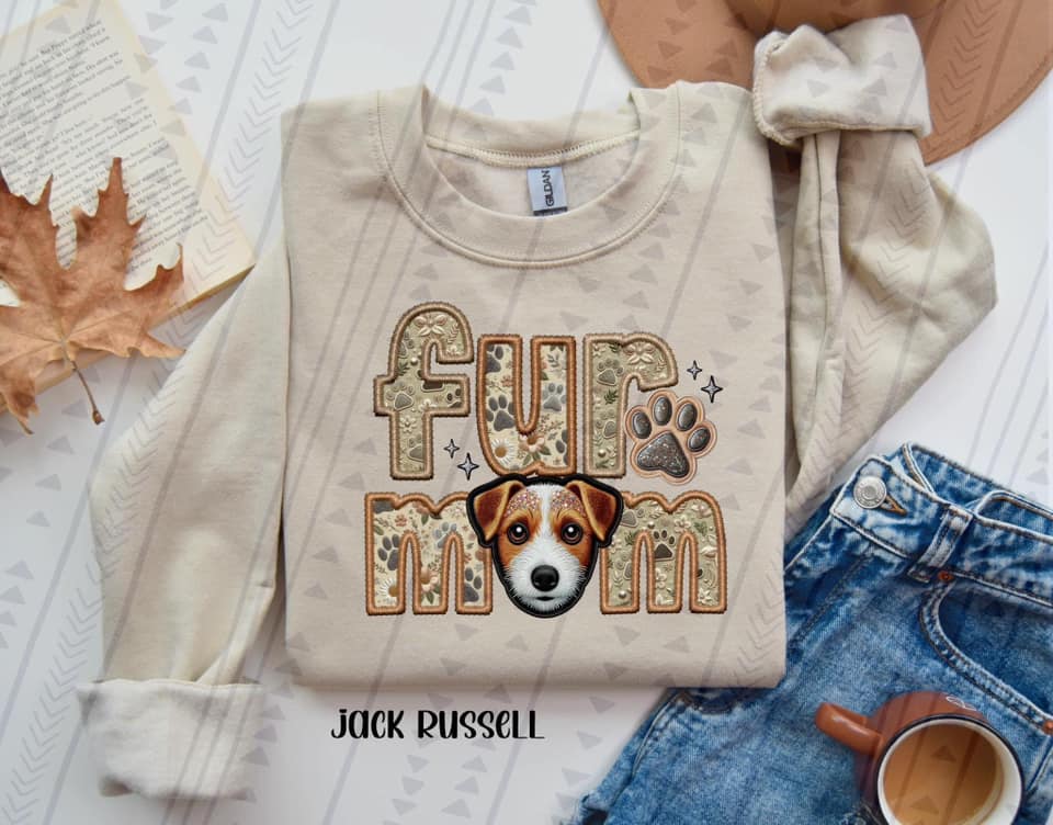 Jack Russell Fur Mom DTF