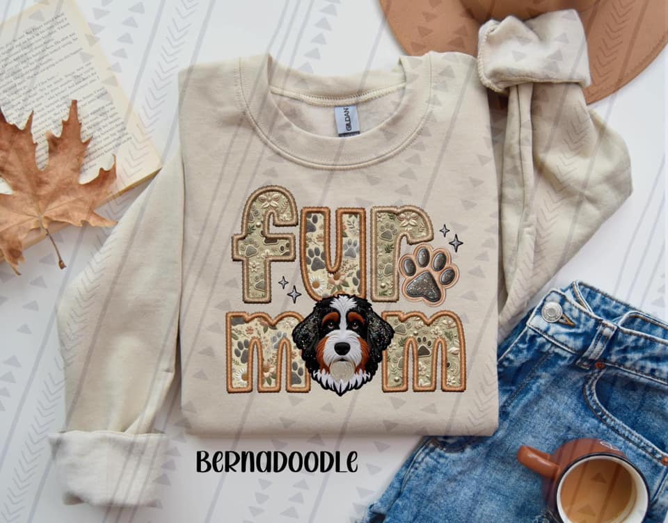 Bernadoodle Fur Mom DTF