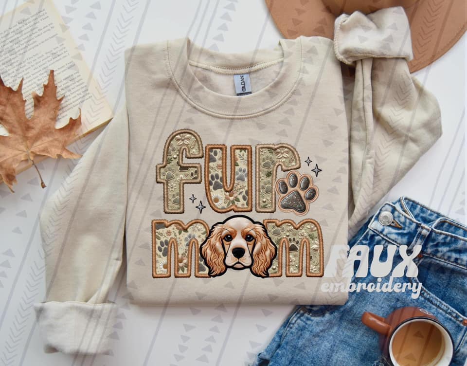 Cavalier Fur Mom DTF