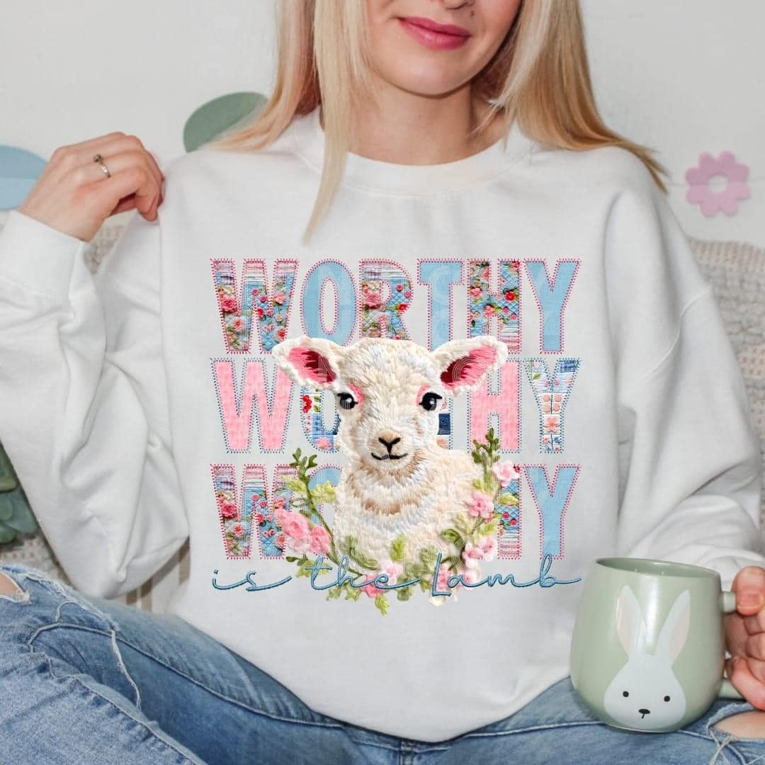 Worthy Is The Lamb DTF