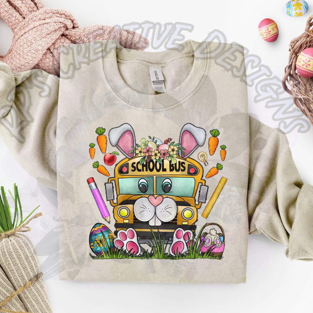 Easter School Bus DTF