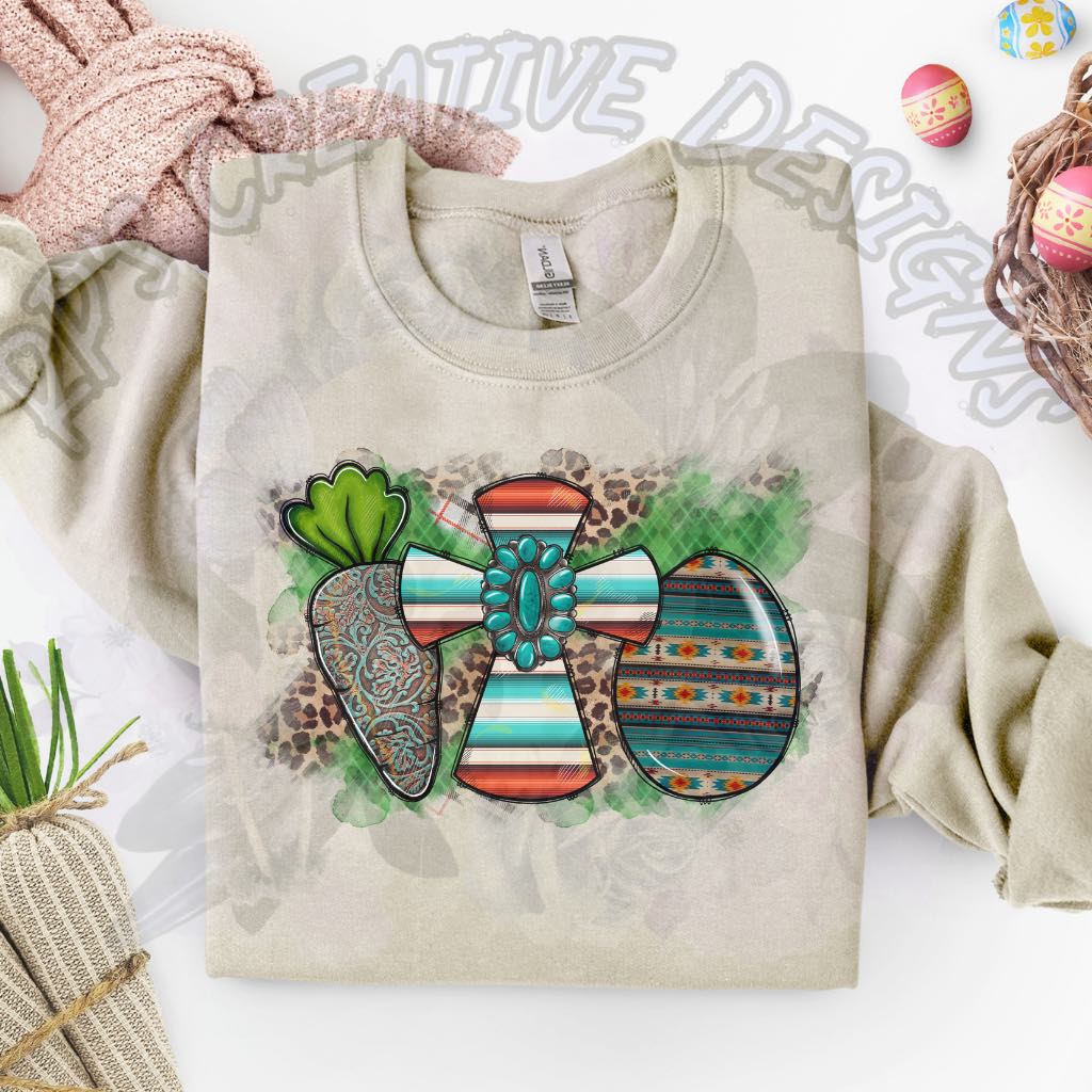 Serape Easter DTF