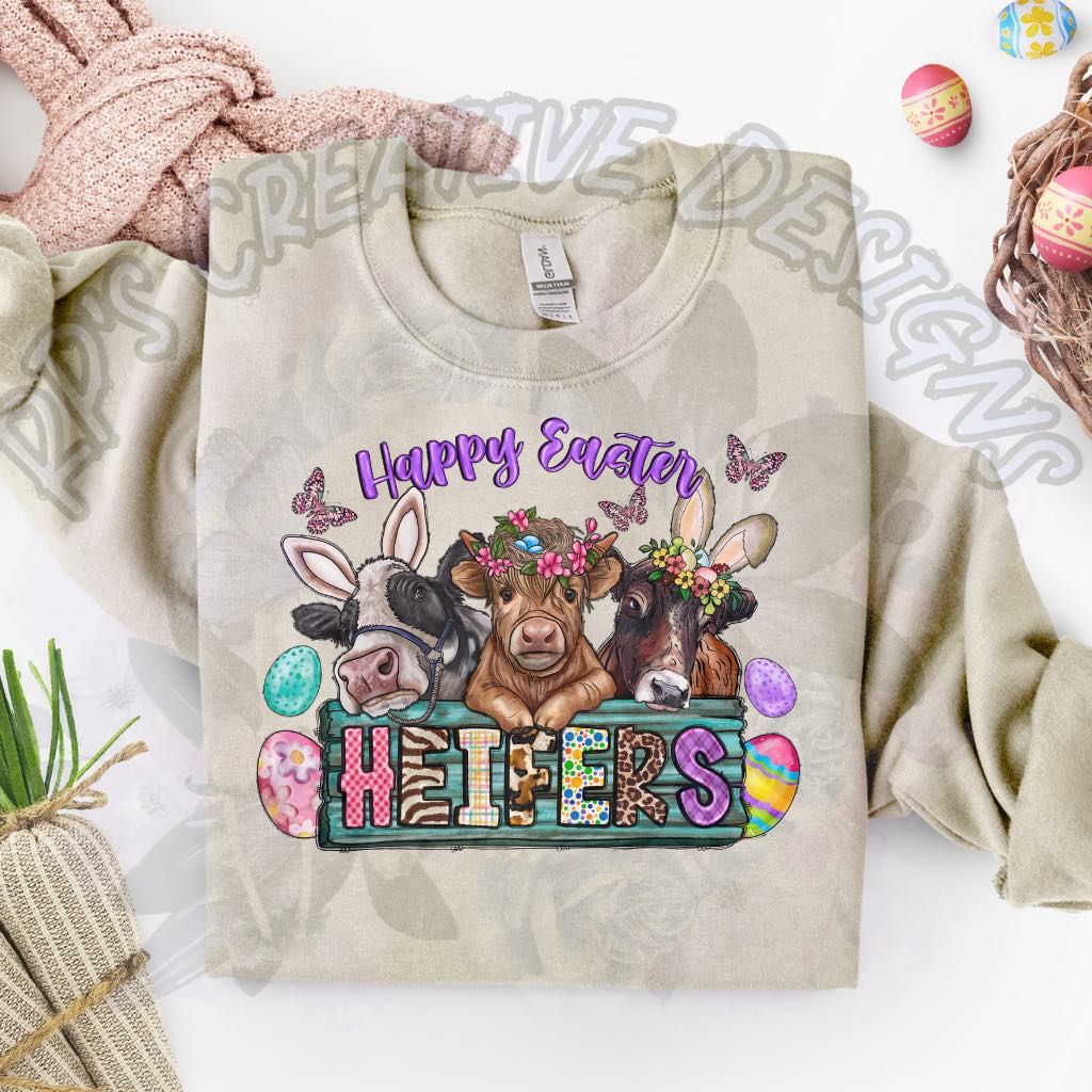 Happy Easter Heifers DTF