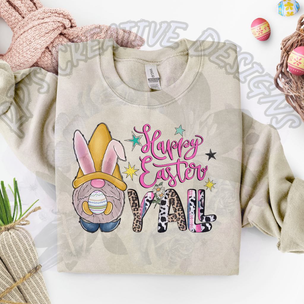Happy Easter Yall DTF