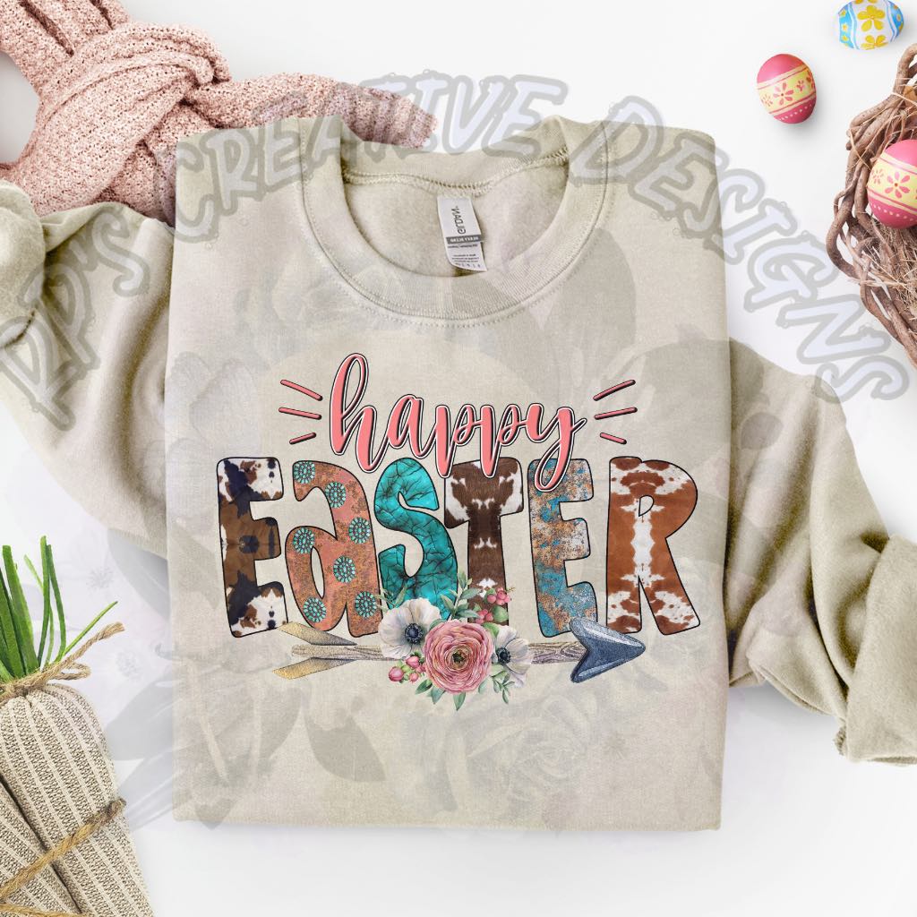 Western Happy Easter DTF