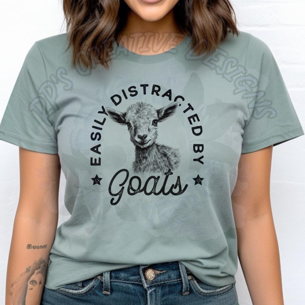 Distracted by Goats DTF