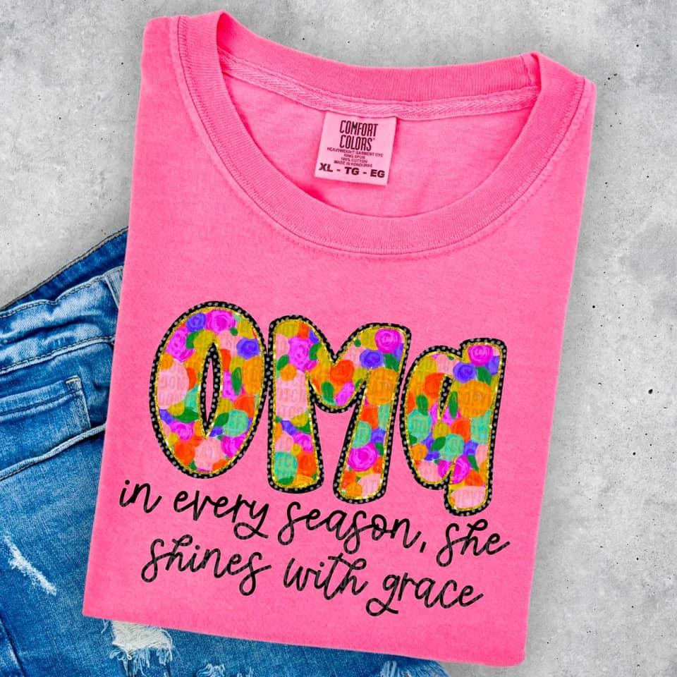 In Every Season She Shines DTF