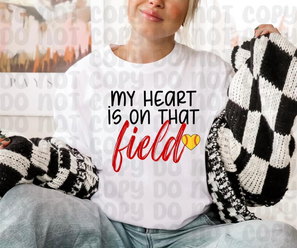 Heart on the Field DTF
