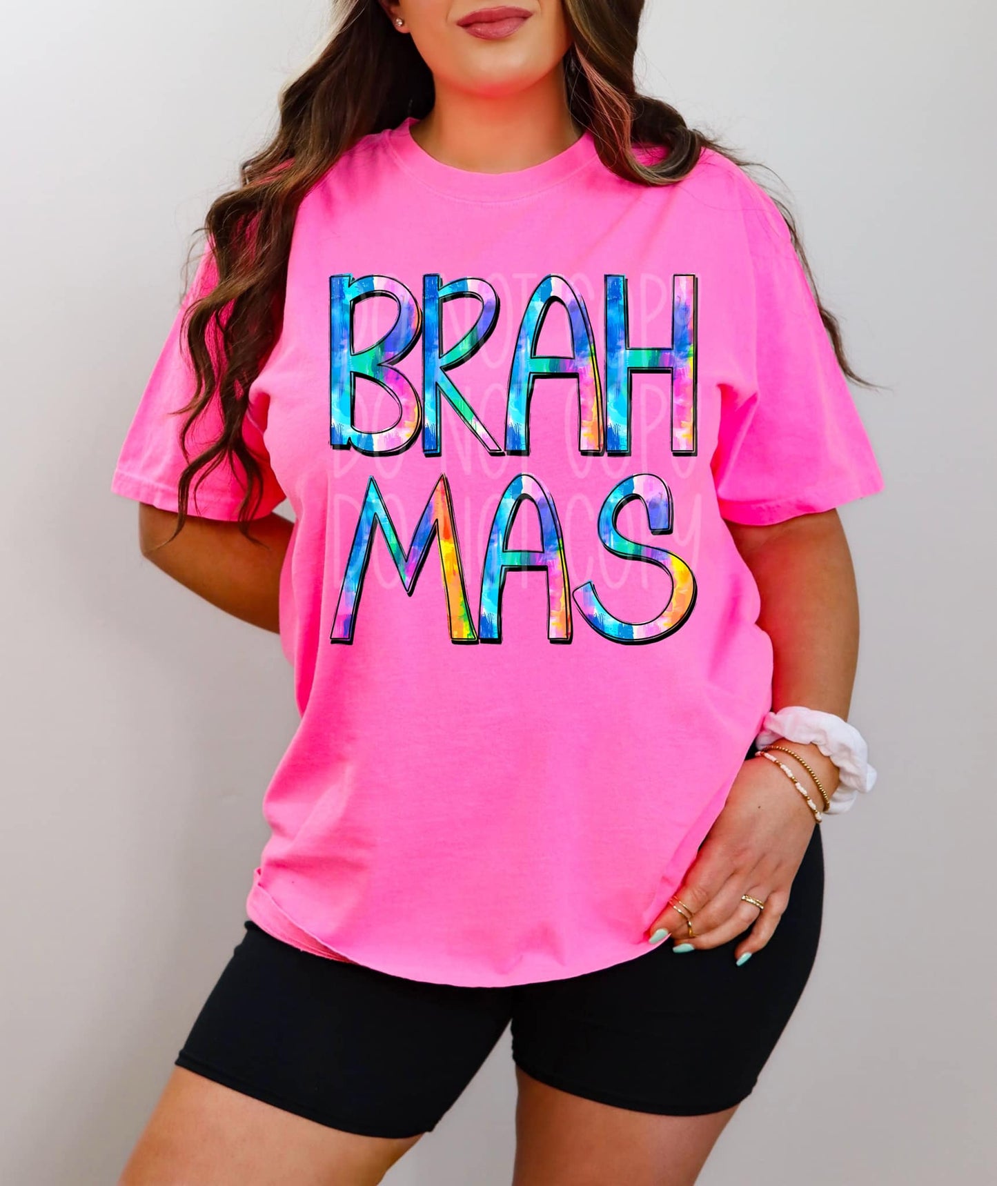 Tie Dye Brahmas DTF