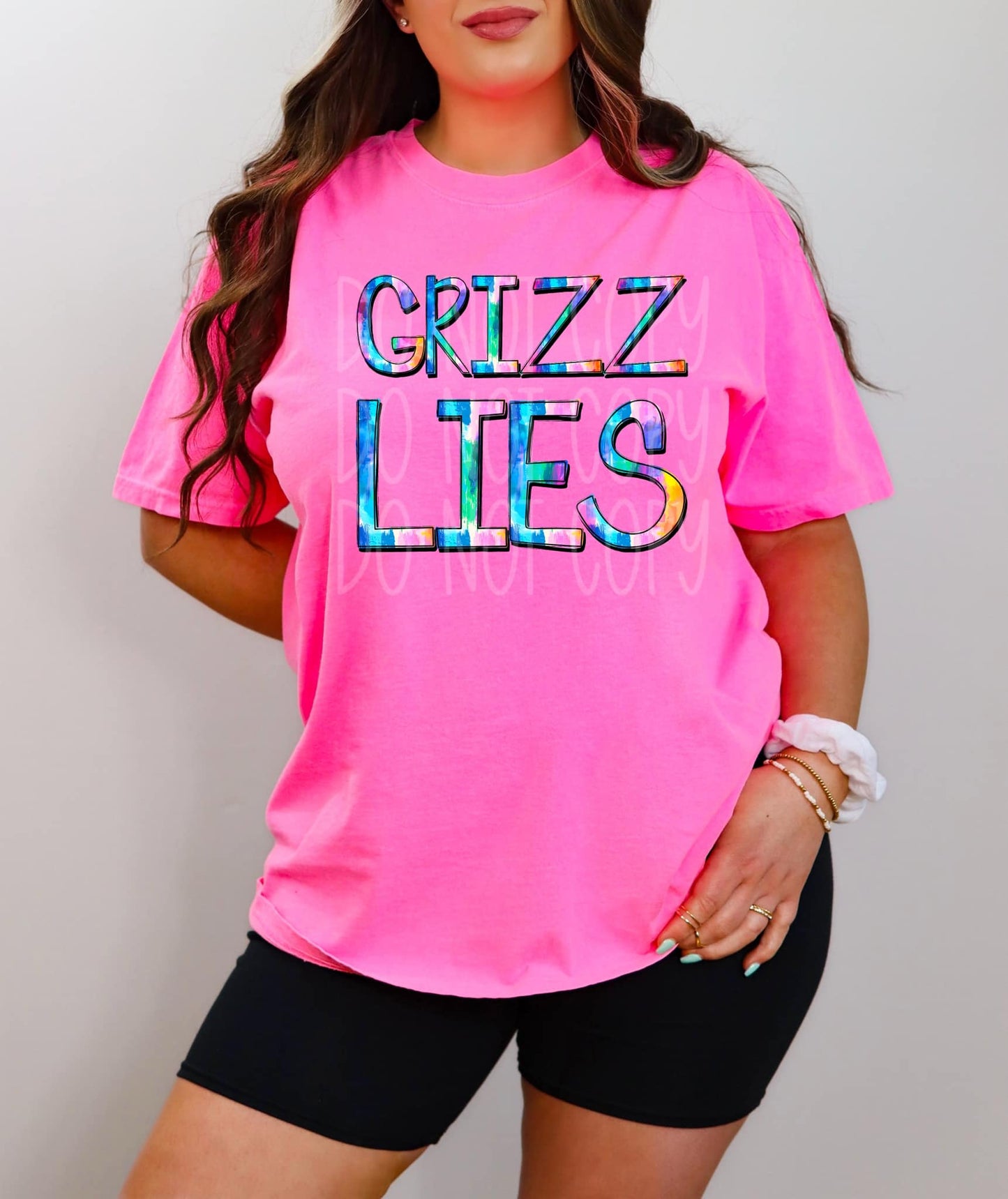 Tie Dye Grizzlies DTF