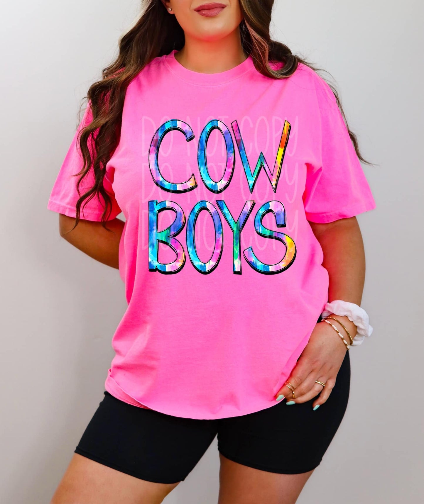 Tie Dye Cowboys DTF