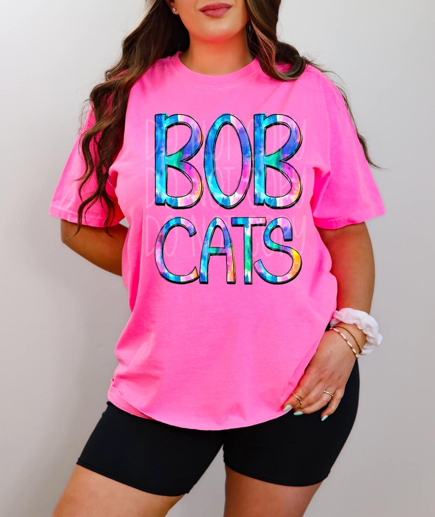 Tie Dye Bobcats DTF