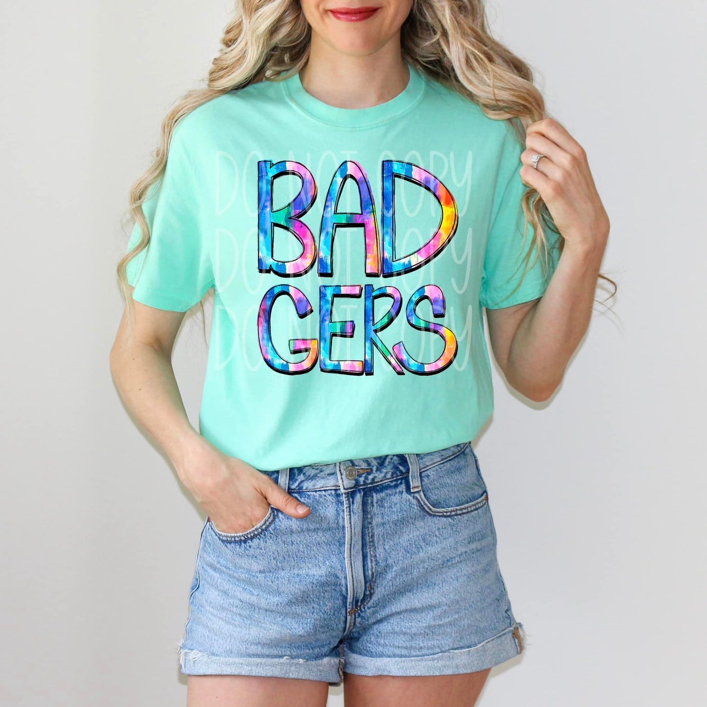 Tie Dye Badgers DTF