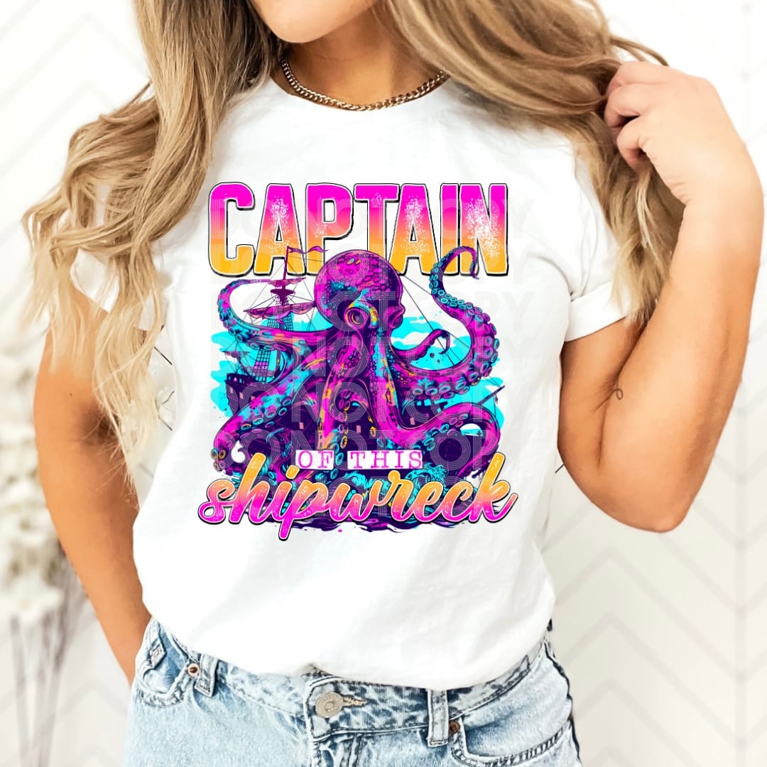 Captain Shipwreck DTF
