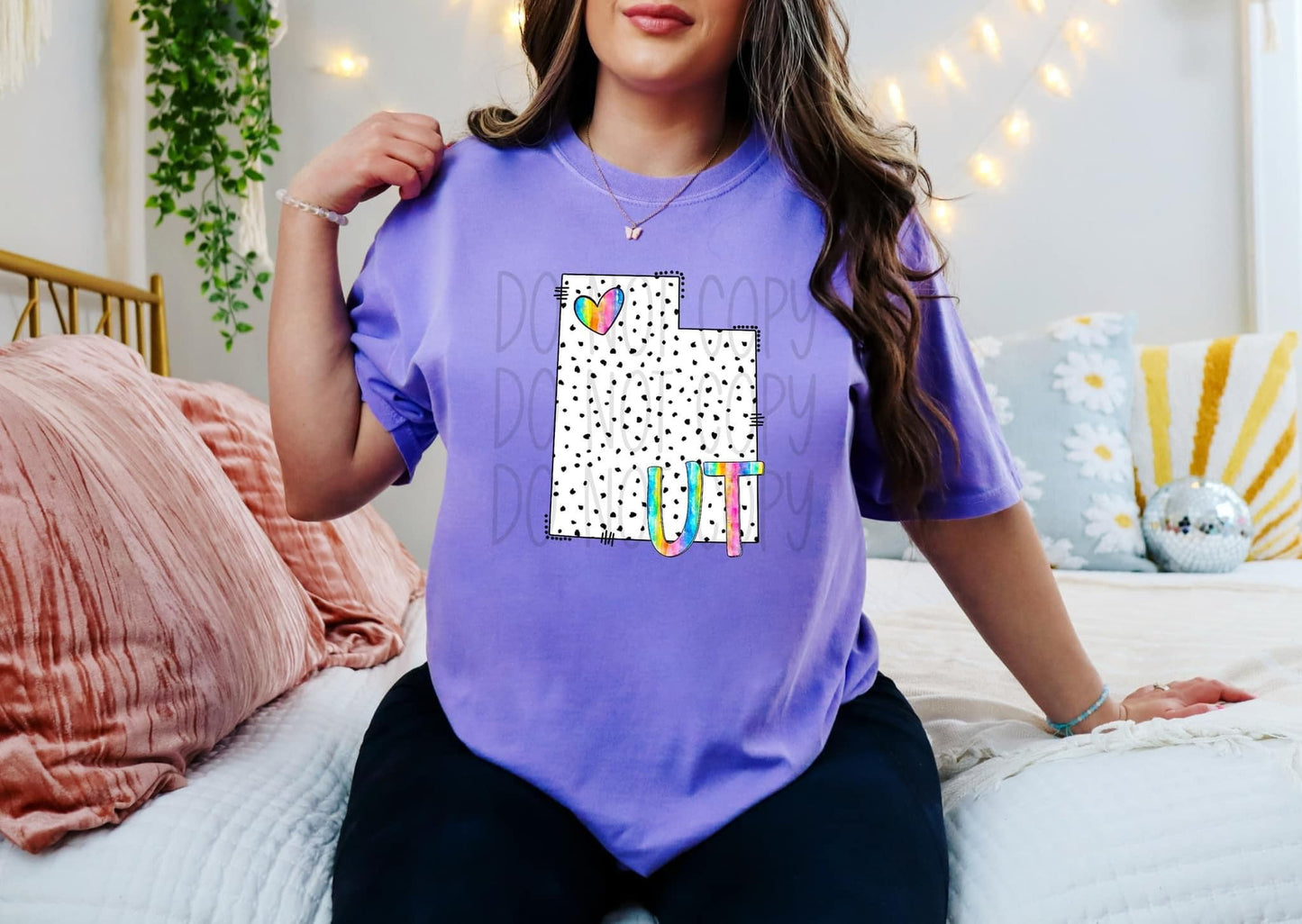 Spotted Tie Dye States DTF
