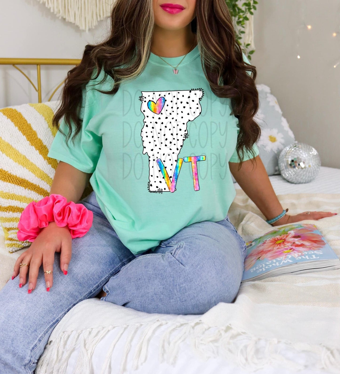 Spotted Tie Dye States DTF