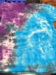Purple Black and Blue Tie Dye