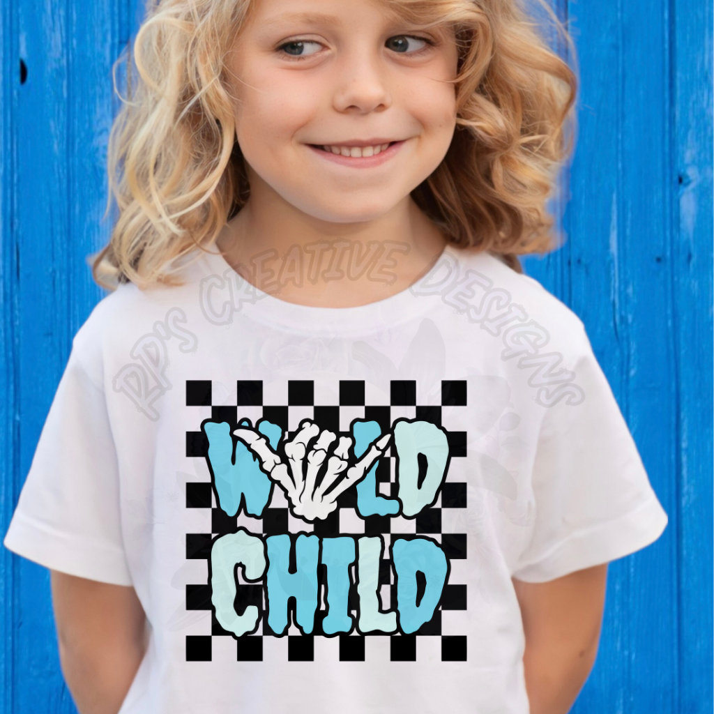 Wild Child Blue DTF
