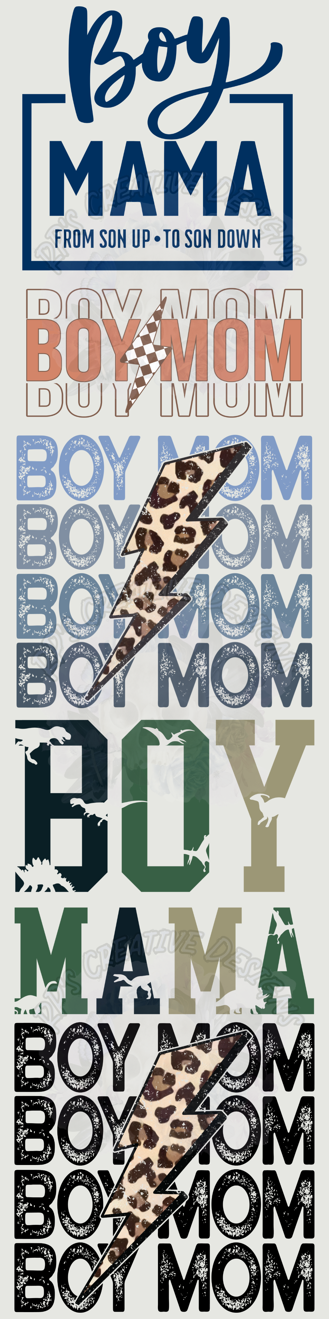 Boy Mama Gang Sheet