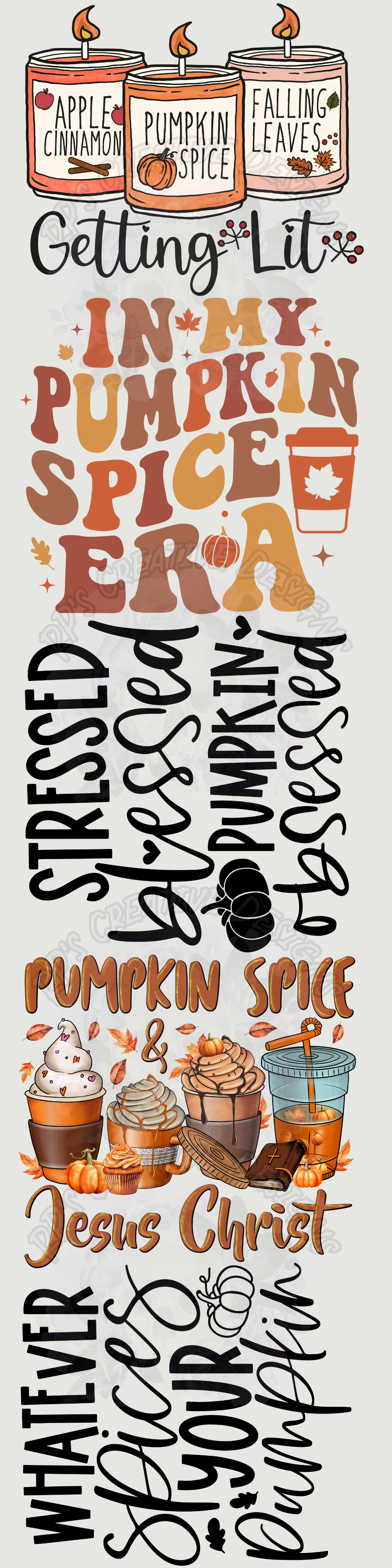 Pumpkin Spice Gang Sheet