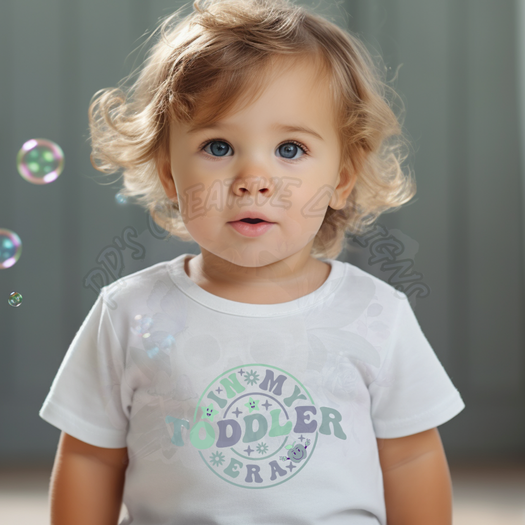 In My Toddler Era Blue DTF