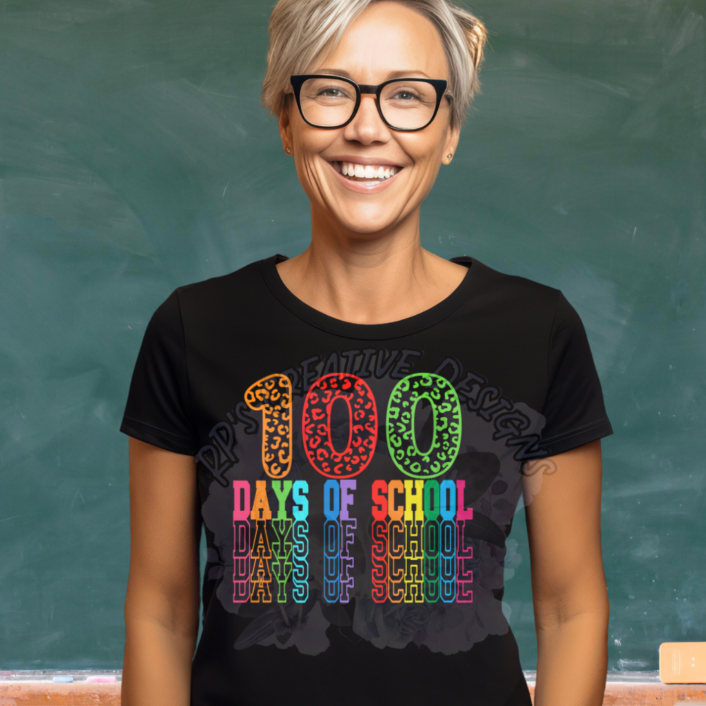 100 Days Teacher DTF