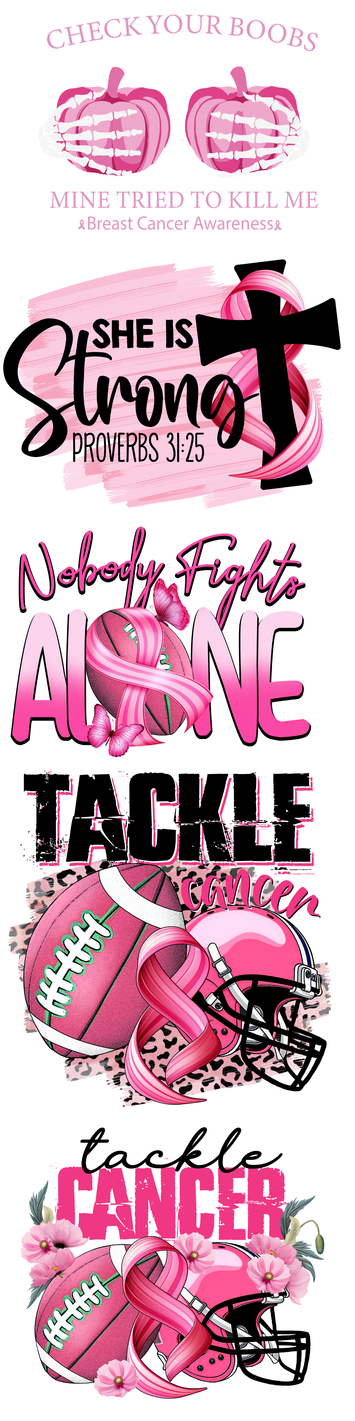 Tackle Cancer Gang Sheet DTF