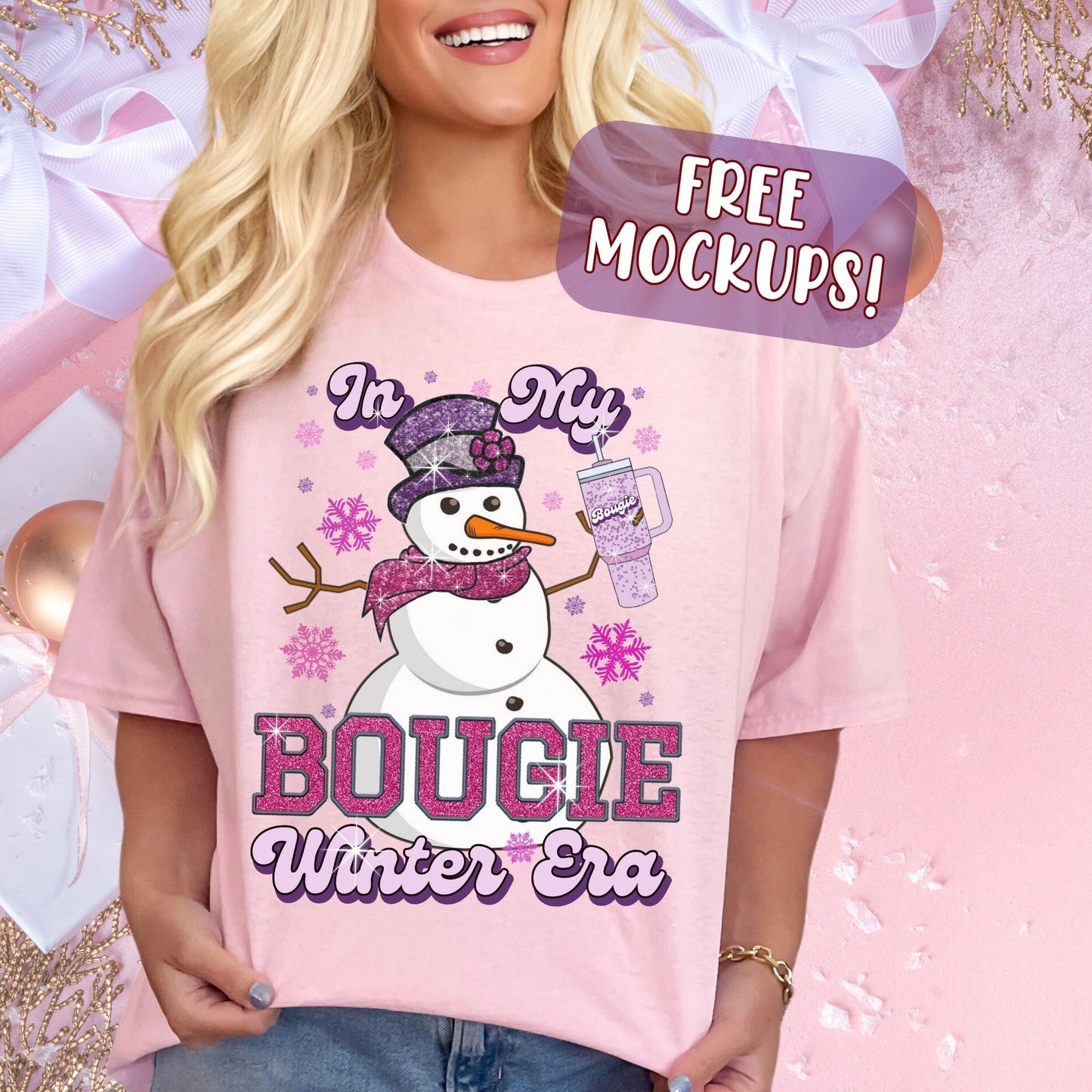 Bougie Winter Era Pink/Purple DTF