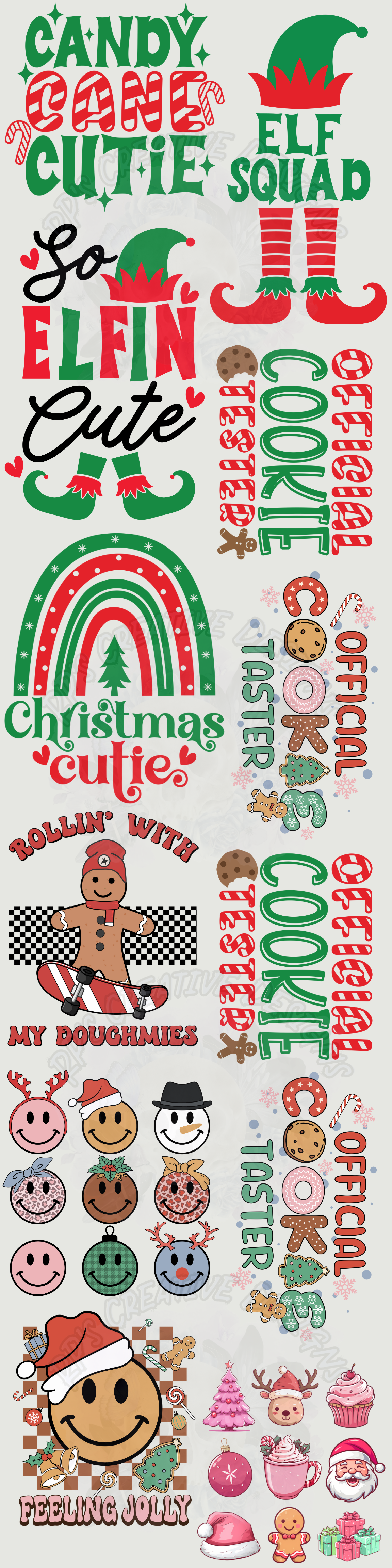 Children's Christmas GANG SHEET DTF