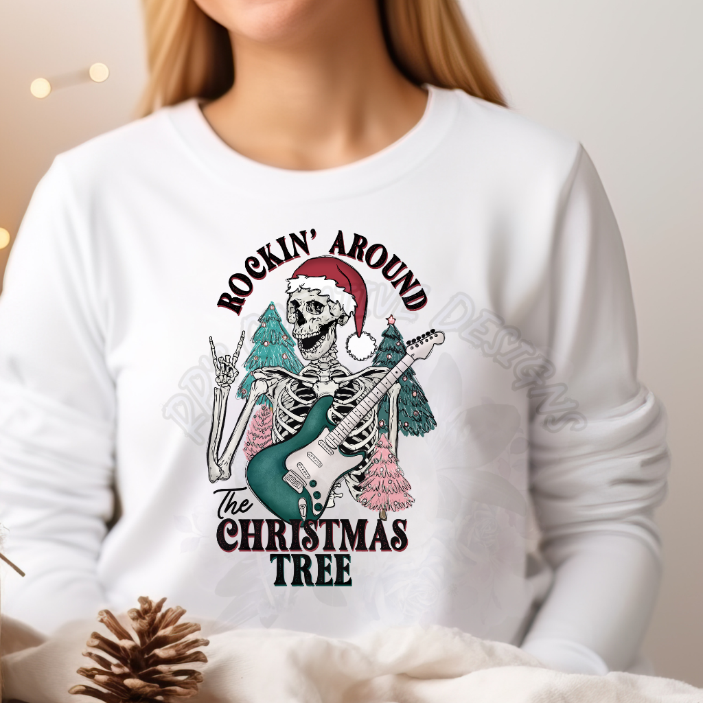 Rocking Around The Christmas Tree WS Tee